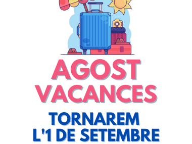 Agost vacances