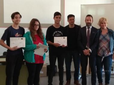 Es lliuren els premis Ploma de ferro categoria juvenil a l’IES Capdepera