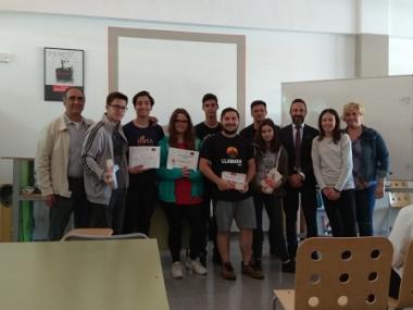 Es lliuren els premis Ploma de ferro categoria juvenil a l’IES Capdepera