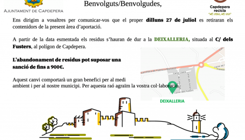 Retirada dels contenidors