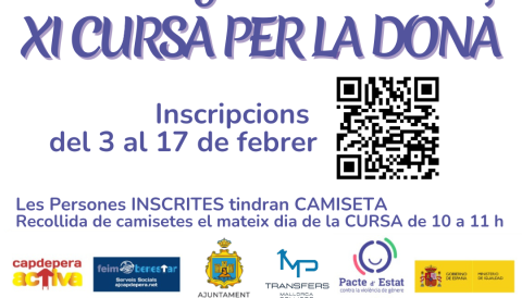 CAPDEPERA 8M XI CURSA PER LA DONA DIUMENGE 9 DE MARÇ