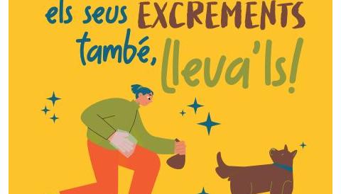 CAMPANYA CONTRA ELS EXCREMENTS DE CANS A LA VIA PÚBLICA.