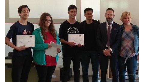 Es lliuren els premis Ploma de ferro categoria juvenil a l’IES Capdepera