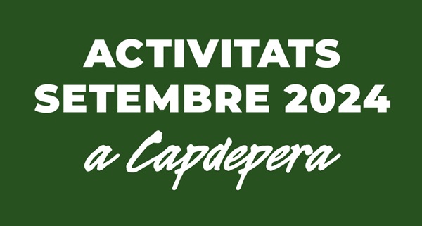 Agenda activitats Capdepera