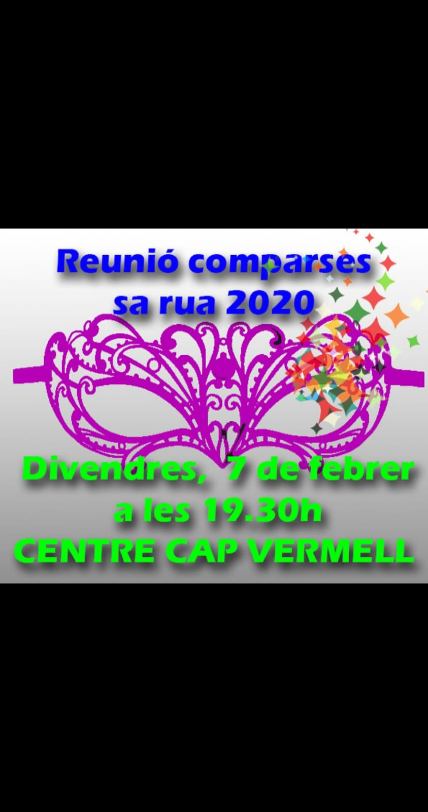 Reunió comparses Sa Rua 2020