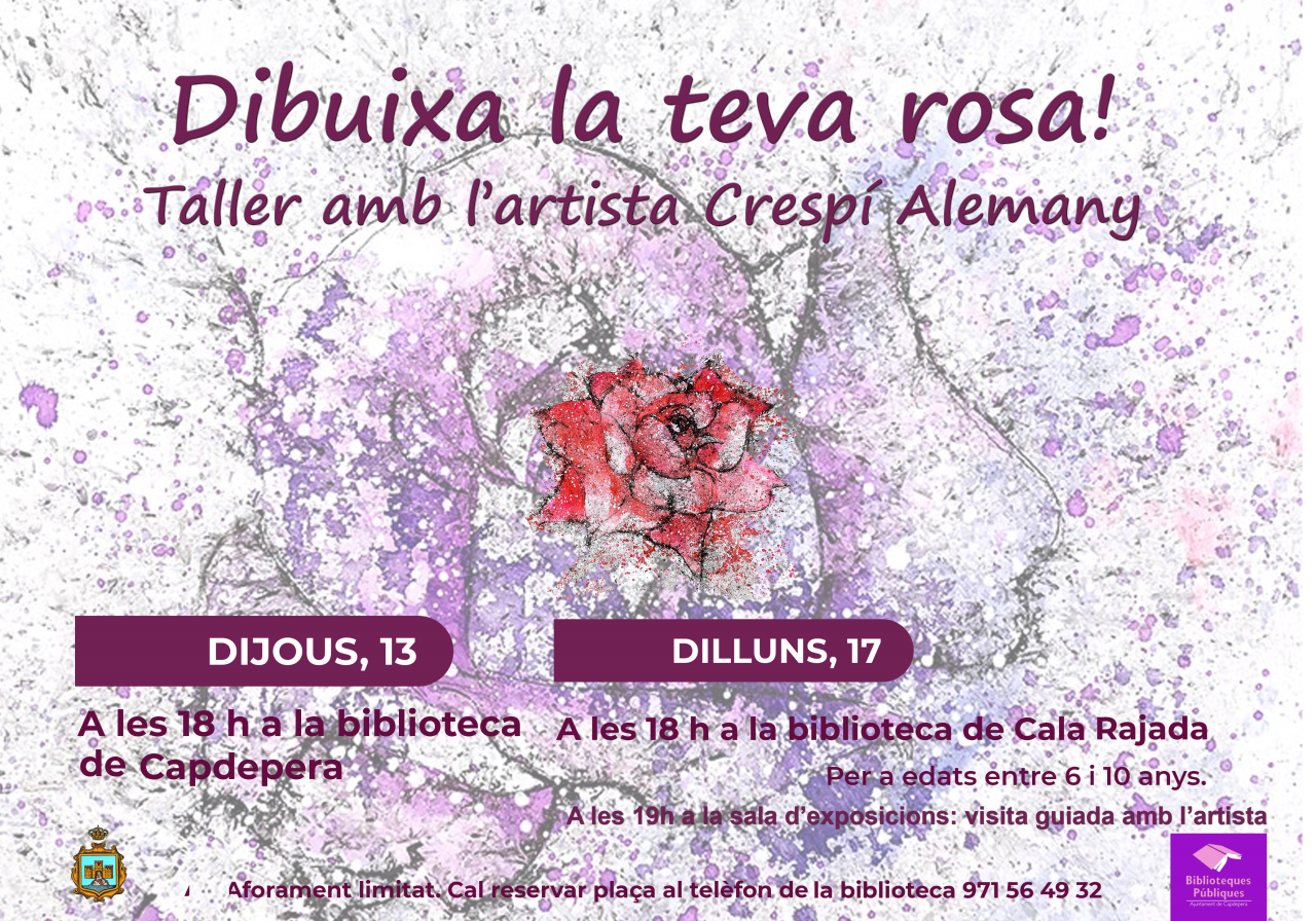 TALLER DE PINTAR ROSES 