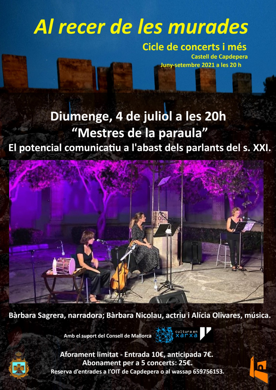 “MESTRES DE LA PARAULA”. RECITAL POÈTICOMUSICAL
