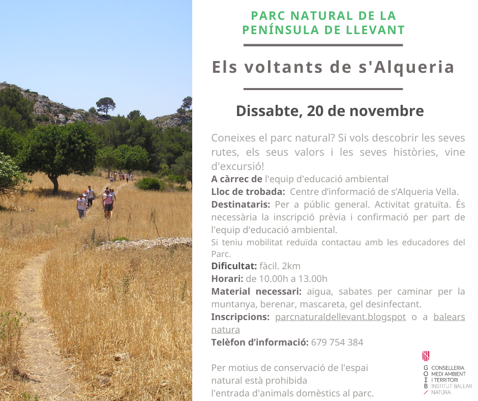EXCURSIÓ ELS VOLTANTS DE L’ALQUERIA