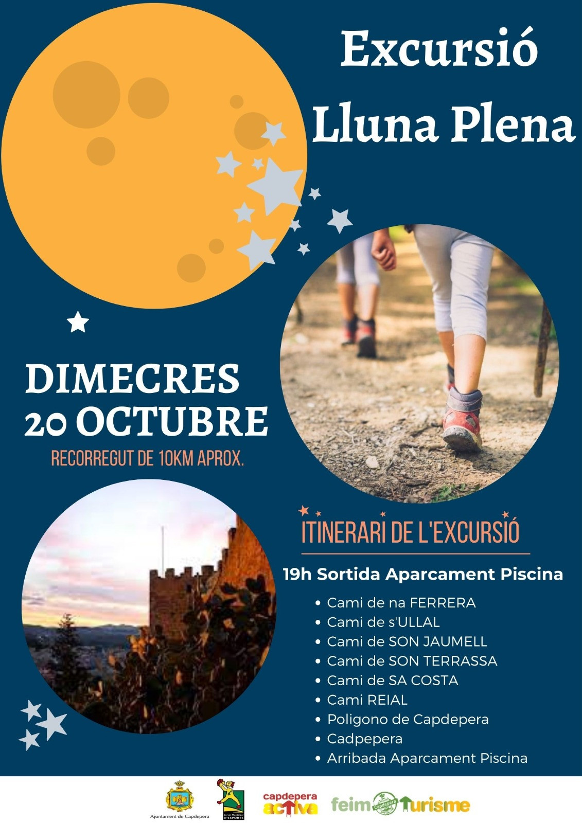EXCURSIÓ LLUNA PLENA