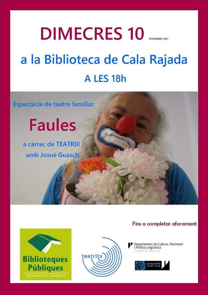 Espectacle de teatre familiar FAULES 