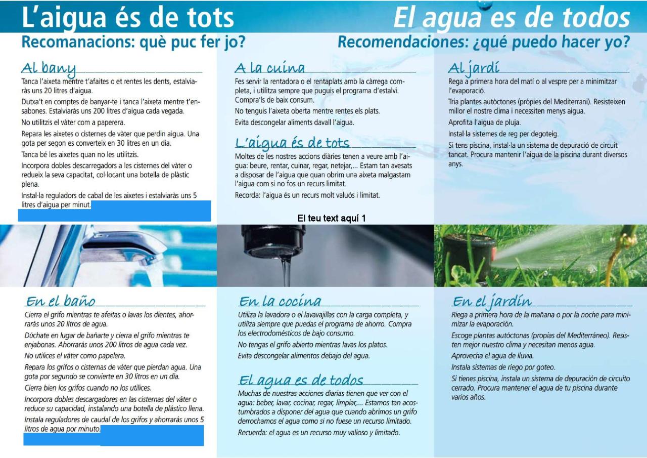 L'AIGUA ÉS DE TOTS