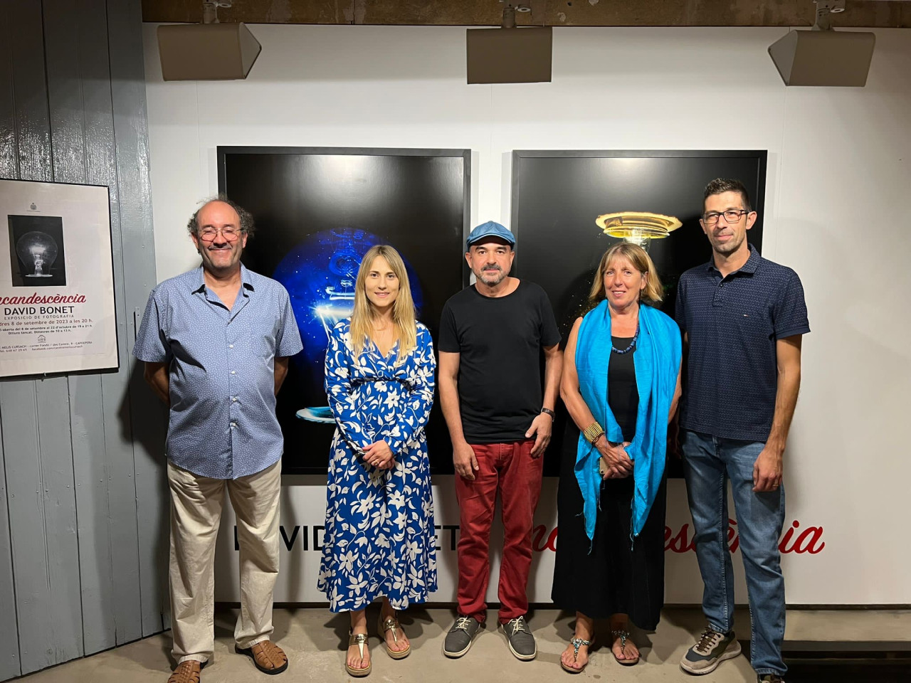 Inauguració de l'exposició de fotografia: incandescència de David Bonet. 