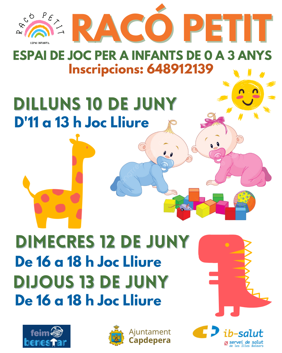 RACÓ PETIT ESPAI DE JOC PER A INFANTS DE 0 A 3 ANYS