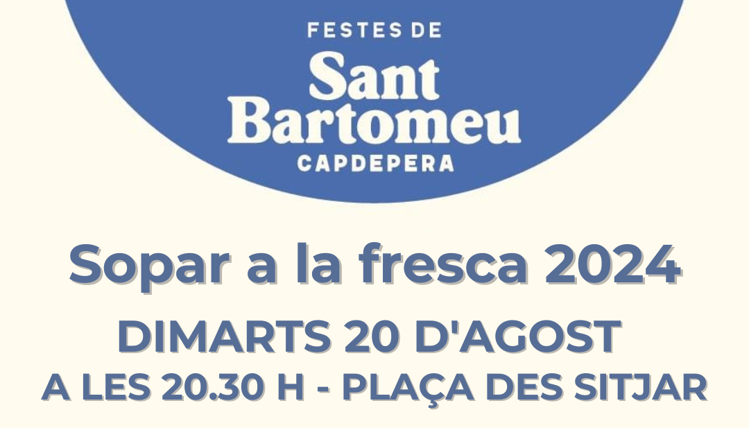 FESTES DE SANT BARTOMEU 2024