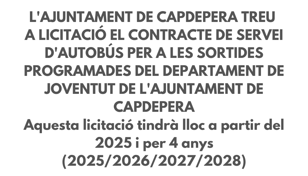 LICITACIÓ 
