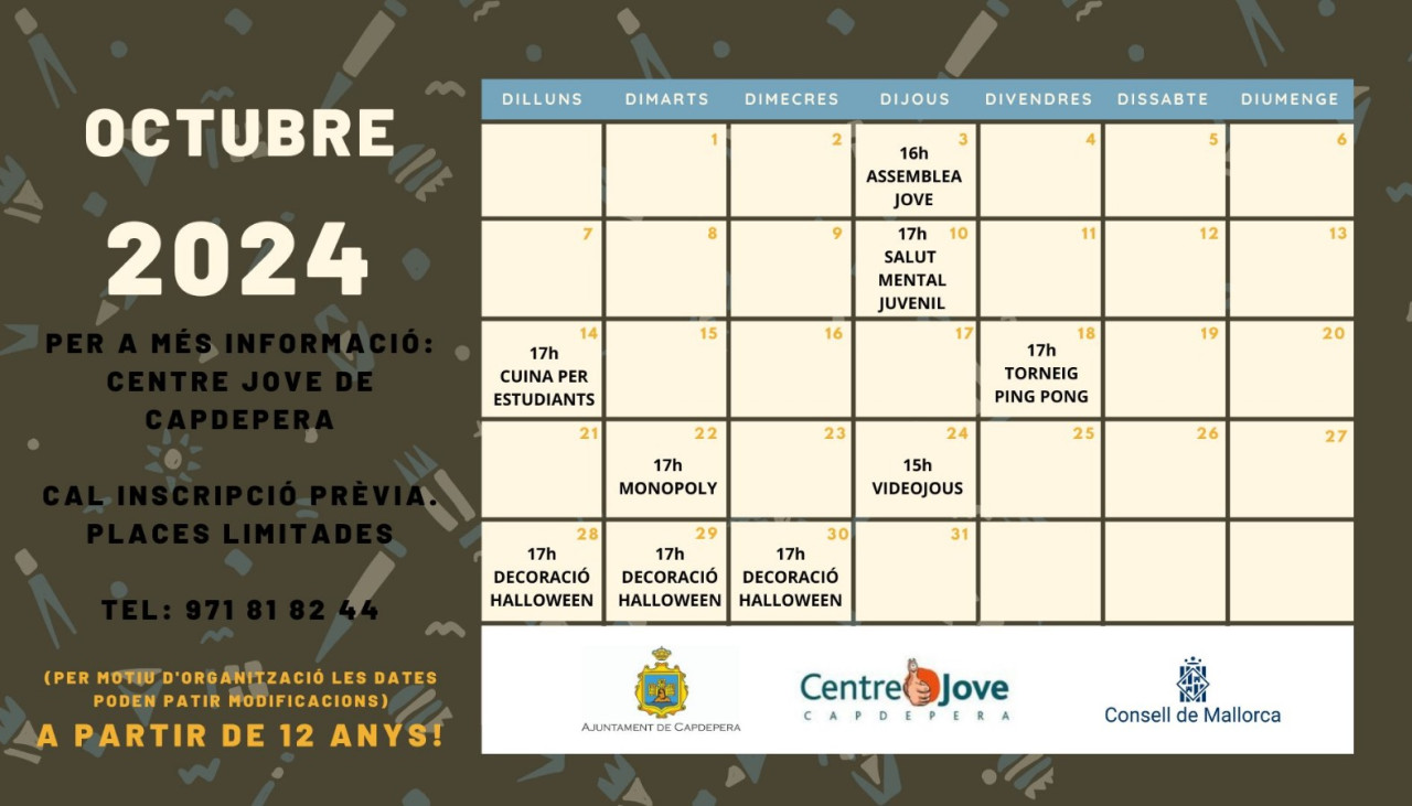 ACTIVITATS OCTUBRE 2024
