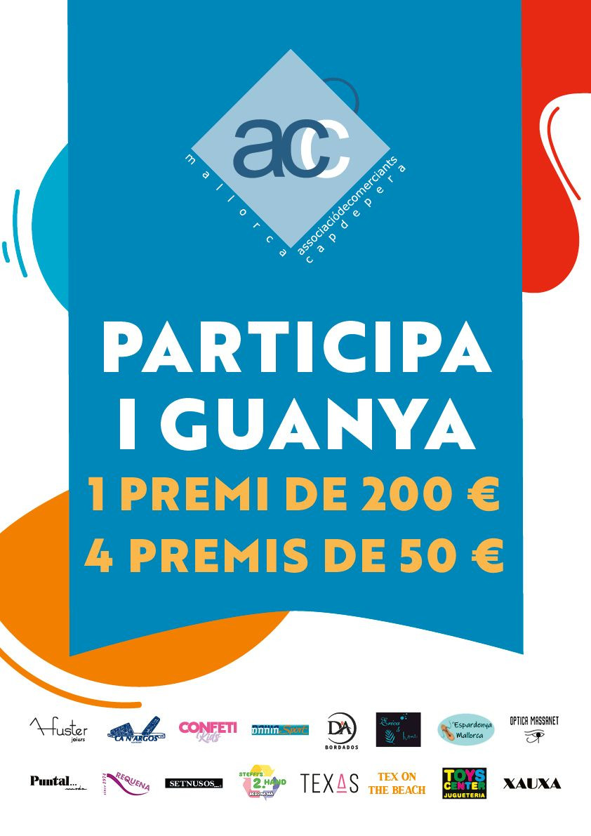 L'ASSOCIACIÓ DE COMERCIANTS DE CAPDEPERA CREA LA TARGETA DE FIDELITZACIÓ. PARTICIPA I GUANYA