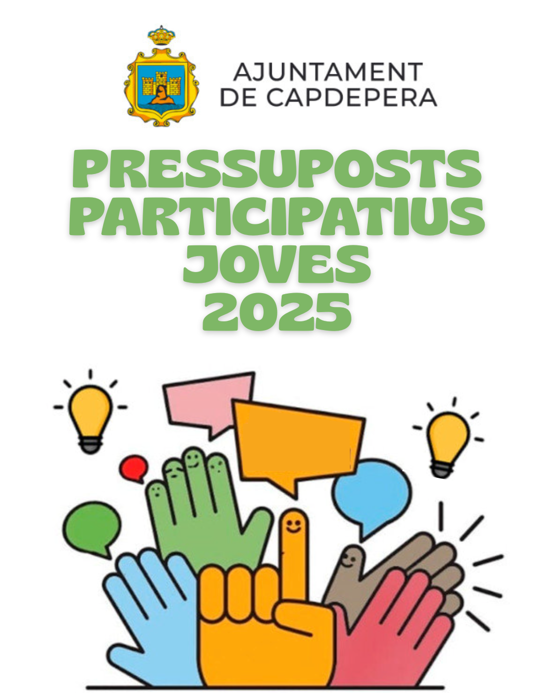 CAPDEPERA FINALITZA EL PROCÉS DELS PRESSUPOSTS PARTICIPATIUS JOVES.