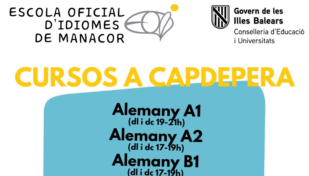 CURSOS A CAPDEPERA