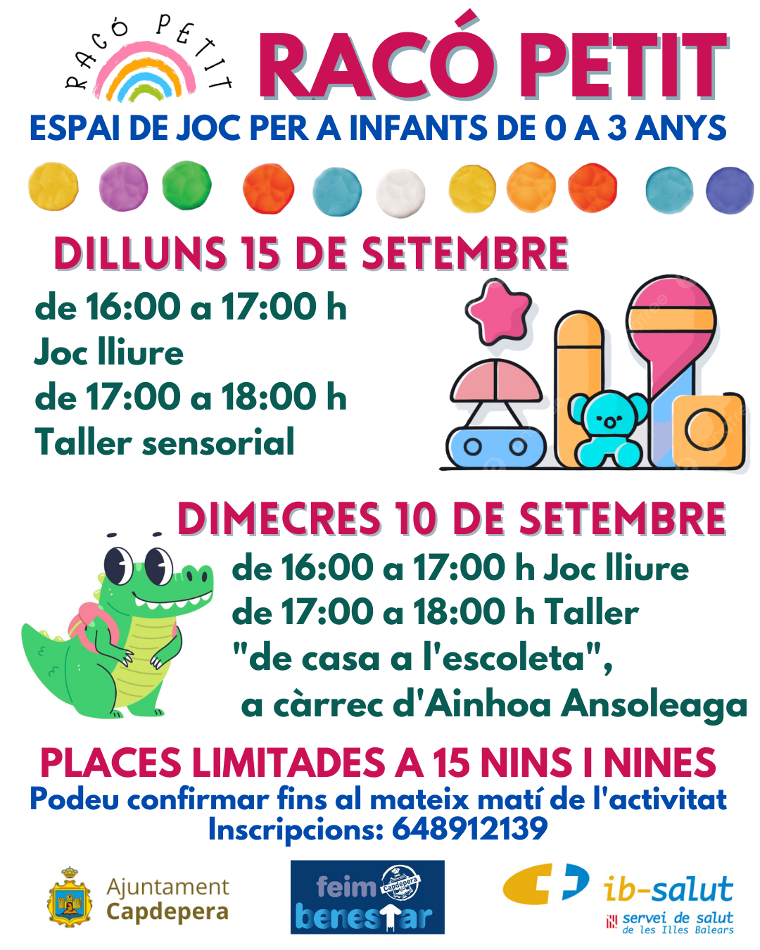 RACÓ PETIT ESPAI DE JOC PER A INFANTS DE 0 A 3 ANYS