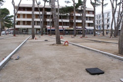 La plaça dels Pins estrenarà paviment