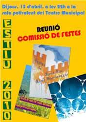 Reunió comissió de festes