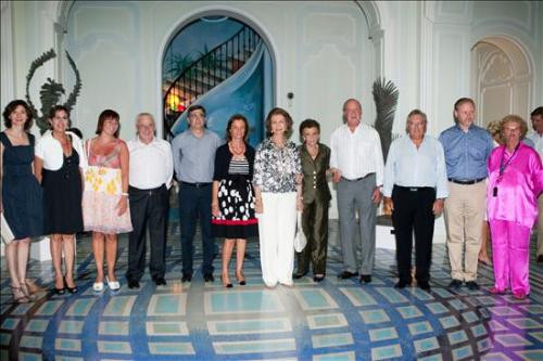 Acto inaugural de los jardines de la Fundación Bartolomé March Servera