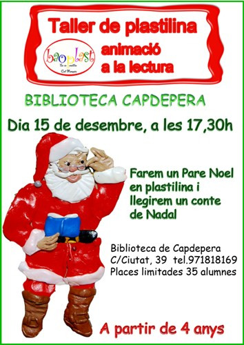 Taller de plastilina i animació a la lectura a la Biblioteca de Capdepera