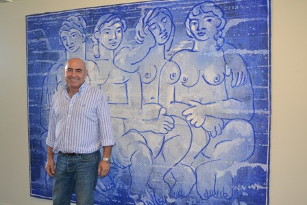 Joan Bennàssar enllaça les escultures del passeig amb una exposició pictòrica al Centre Cap Vermell