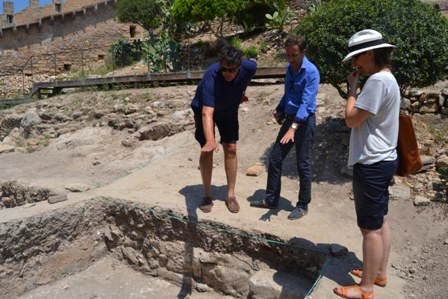 Les restes arqueològiques trobades al Castell pertanyen al segle XVIII