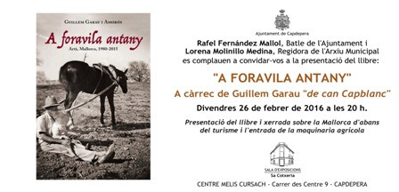 Presentació del llibre 'A foravila antany'