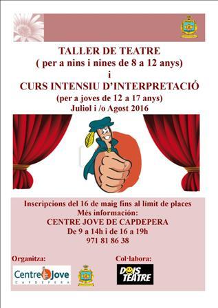 Taller de teatre del Centre Jove