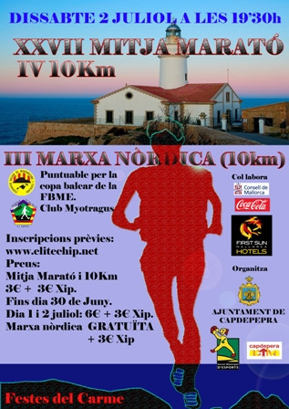 XXVII Mitja Marató d'El Carme i III 10 Km de Marxa nòrdica