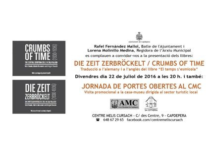 Presentació del llibre 'El temps s'esmicola' en anglès i alemany
