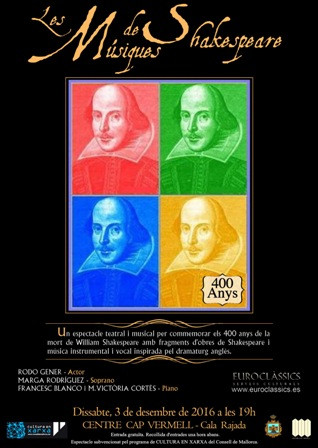 Les músiques de Shakespeare al Centre Cap Vermell