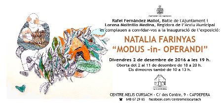 Exposició de Natalia Farinyas al Centre Melis