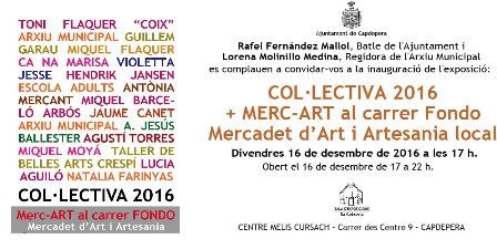 Merc-Art i exposició col·lectiva al Centre Melis