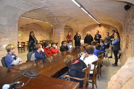 Els alumnes de 1r d’ESO visiten l’Ajuntament de Capdepera