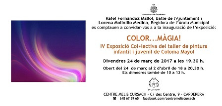 Exposició del taller de pintura infantil i juvenil de Coloma Mayol