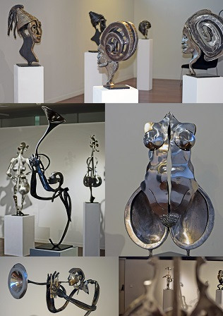 Presentació de l'exposició de Miguel Sarasate al Centre Cap Vermell