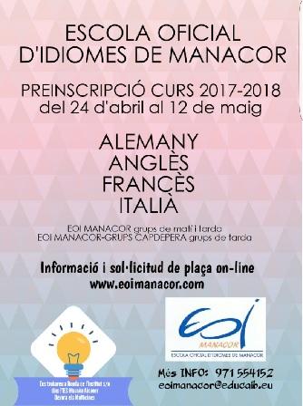 Escola Oficial d'Idiomes de Manacor-Grup Capdepera