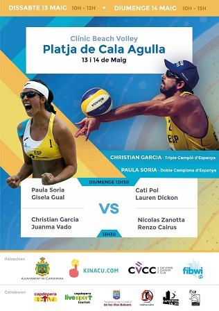 Clínic de Volei Platja a cala Agulla