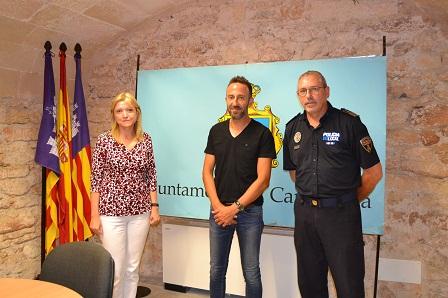 El batle es reuneix amb la cap de la Prefectura Provincial de Trànsit