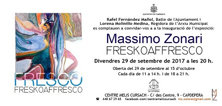 Inauguració de l'exposició de Massimo Zonari