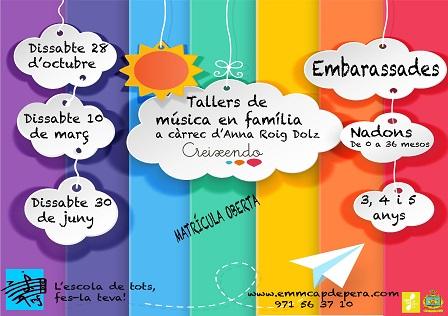 Tallers de música en família