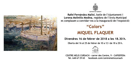 Exposició de Miquel Flaquer al Centre Melis