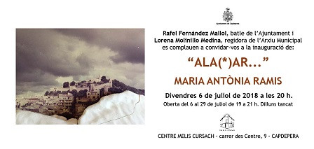Inauguració de l'exposició 'Ala(*)ar' de Mª Antònia Ramis 