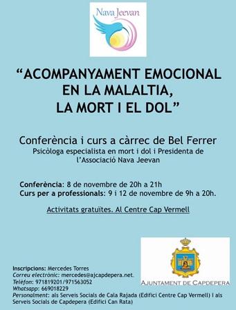 Conferència i curs: l'acompanyament emocional en la malaltia, la mort i el dol