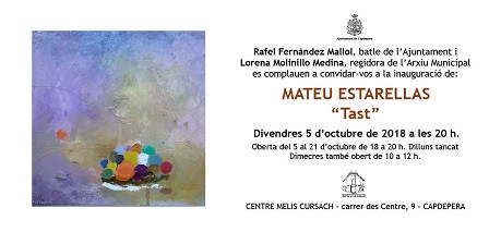 Exposició de Mateu Estarelles al Centre Melis