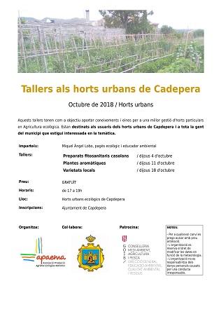 Taller d'horts urbans a Capdepera